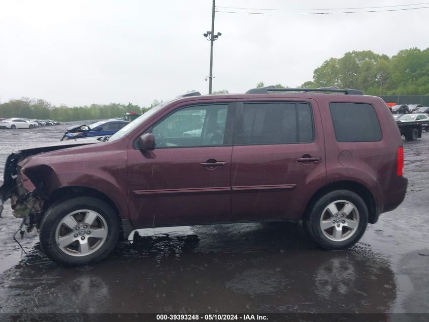 2011 Honda Pilot Ex-L VIN: 5FNYF4H56BB030830 Lot: 39393248