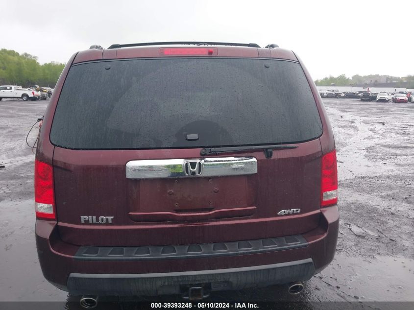 2011 Honda Pilot Ex-L VIN: 5FNYF4H56BB030830 Lot: 39393248