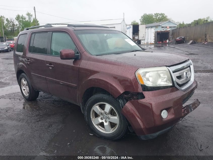 2011 Honda Pilot Ex-L VIN: 5FNYF4H56BB030830 Lot: 39393248