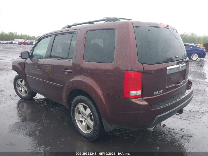 2011 Honda Pilot Ex-L VIN: 5FNYF4H56BB030830 Lot: 39393248