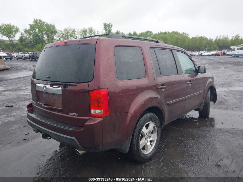 2011 Honda Pilot Ex-L VIN: 5FNYF4H56BB030830 Lot: 39393248