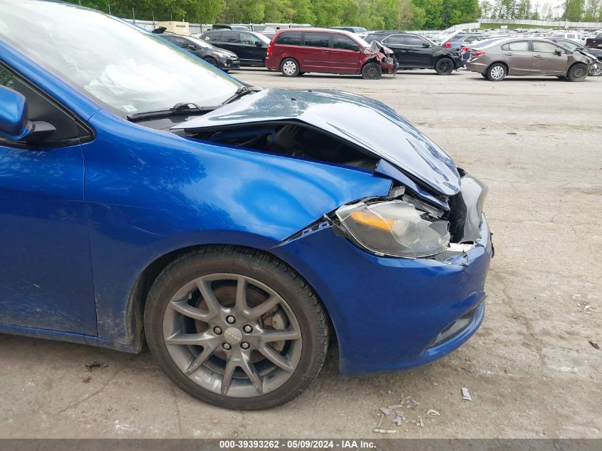 2013 Dodge Dart Sxt VIN: 1C3CDFBA5DD329595 Lot: 39393262