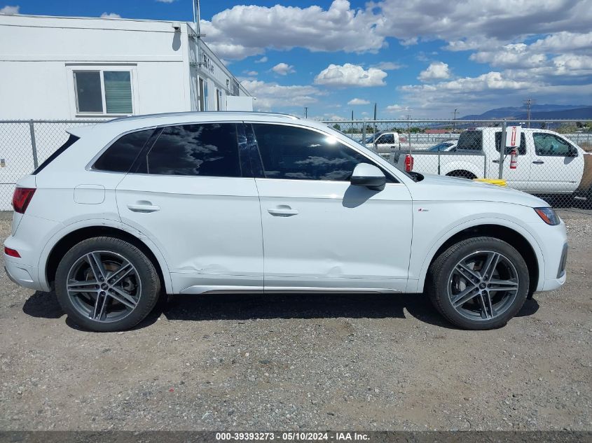 2021 Audi Q5 Premium Plus 55 Tfsi E Quattro S Tronic VIN: WA1E2AFY9M2125523 Lot: 39393273