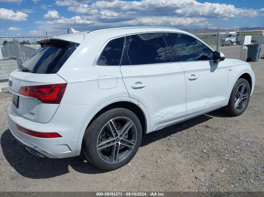 2021 Audi Q5 Premium Plus 55 Tfsi E Quattro S Tronic VIN: WA1E2AFY9M2125523 Lot: 39393273