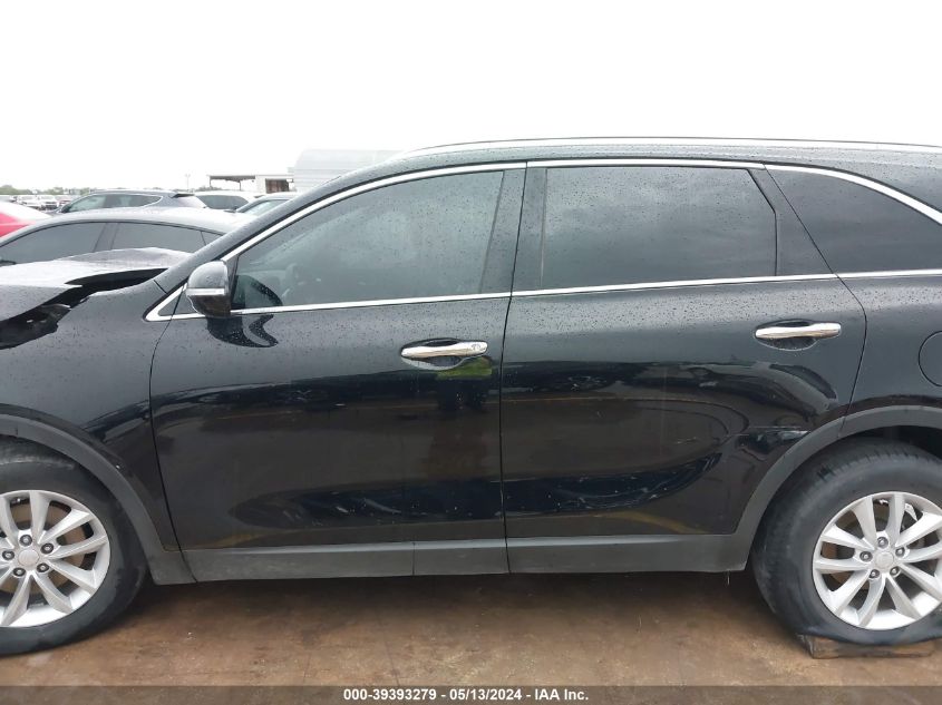 2018 Kia Sorento 2.4L Lx VIN: 5XYPG4A33JG385415 Lot: 39393279