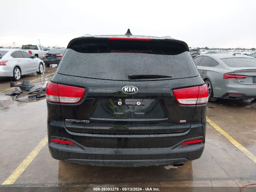 2018 Kia Sorento 2.4L Lx VIN: 5XYPG4A33JG385415 Lot: 39393279