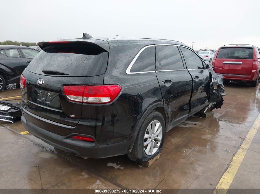 2018 Kia Sorento 2.4L Lx VIN: 5XYPG4A33JG385415 Lot: 39393279