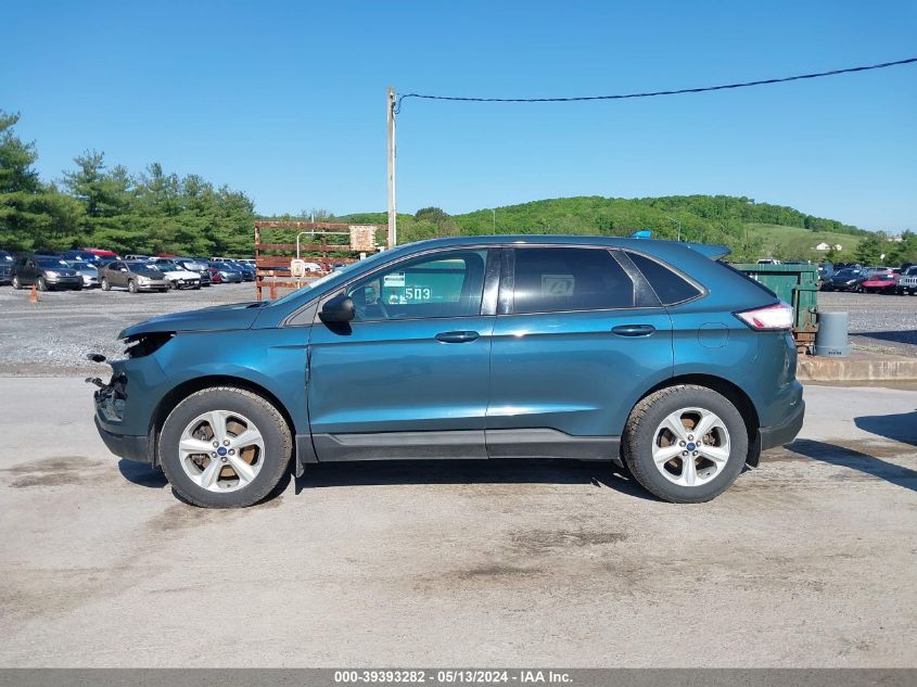 2016 Ford Edge Se VIN: 2FMPK4G97GBB92820 Lot: 39393282