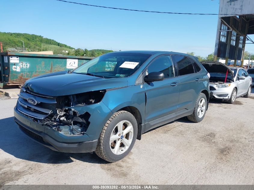 2016 Ford Edge Se VIN: 2FMPK4G97GBB92820 Lot: 39393282