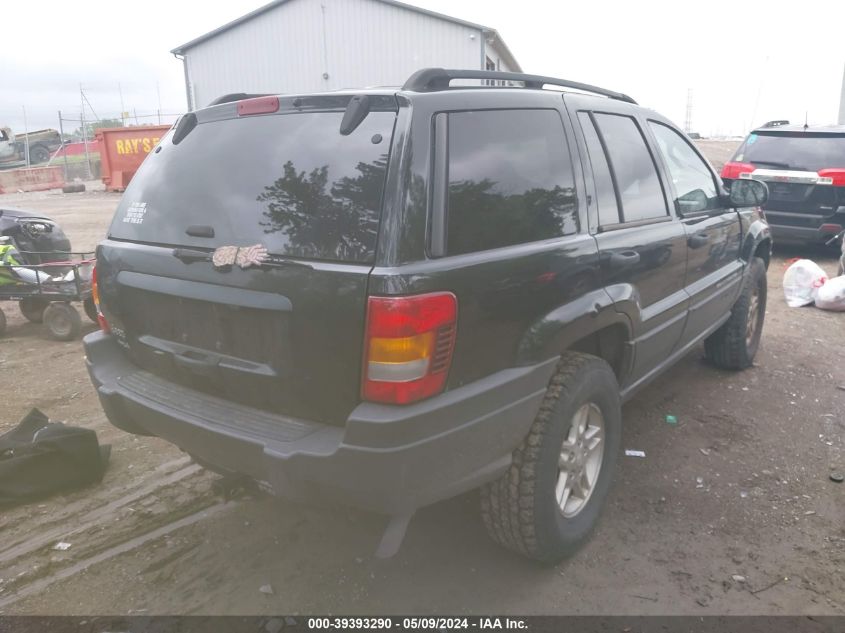 2004 Jeep Grand Cherokee Laredo VIN: 1J4GW48S34C383795 Lot: 39393290