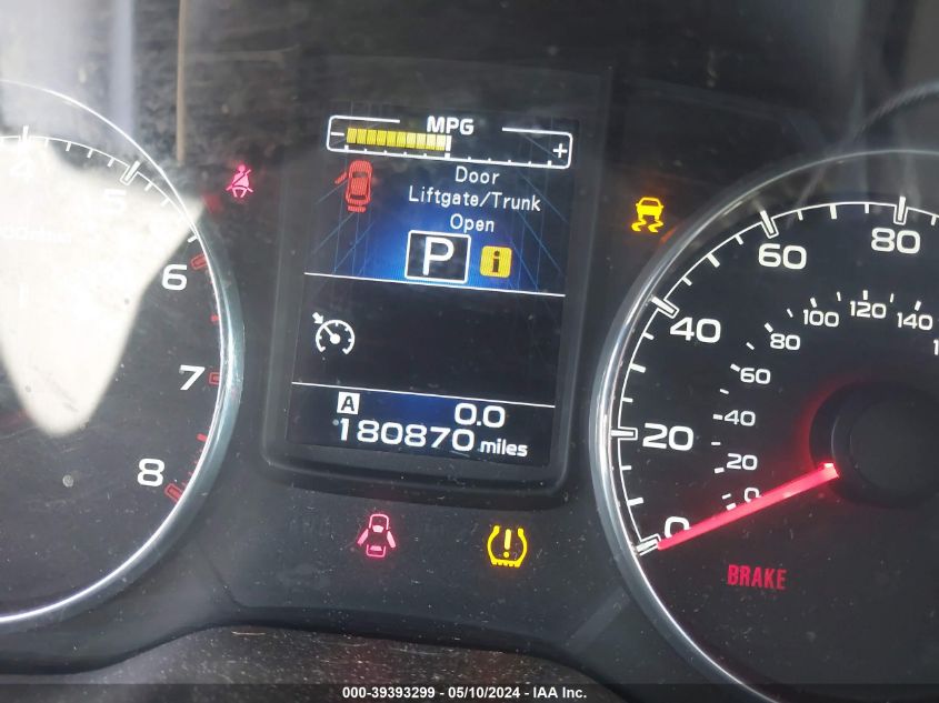 2014 Subaru Legacy 2.5I Limited VIN: 4S3BMBL68E3037232 Lot: 39393299