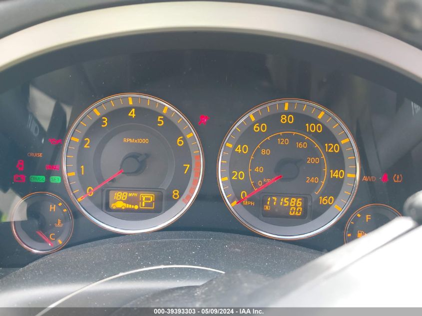 2007 Infiniti Fx35 VIN: JNRAS08W07X208517 Lot: 39393303