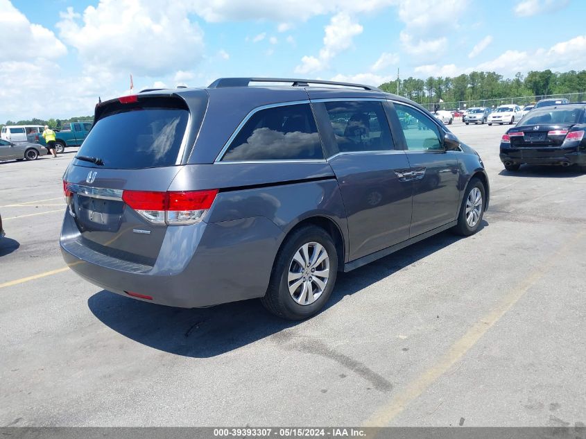 2017 Honda Odyssey Se VIN: 5FNRL5H31HB022340 Lot: 39393307