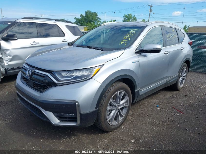 2022 Honda Cr-V Hybrid Touring VIN: 5J6RT6H95NL056018 Lot: 39393314