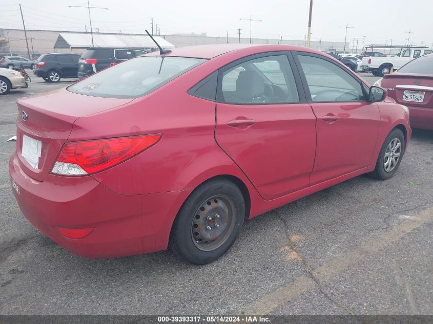 2014 Hyundai Accent Gls VIN: KMHCT4AEXEU723243 Lot: 39393317