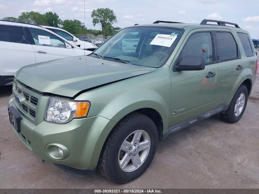 2009 Ford Escape Hybrid Limited VIN: 1FMCU59389KB77095 Lot: 39393321