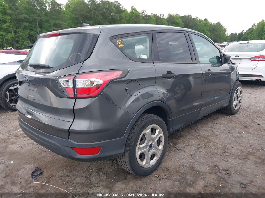 2017 Ford Escape S VIN: 1FMCU0F73HUA75328 Lot: 39393325