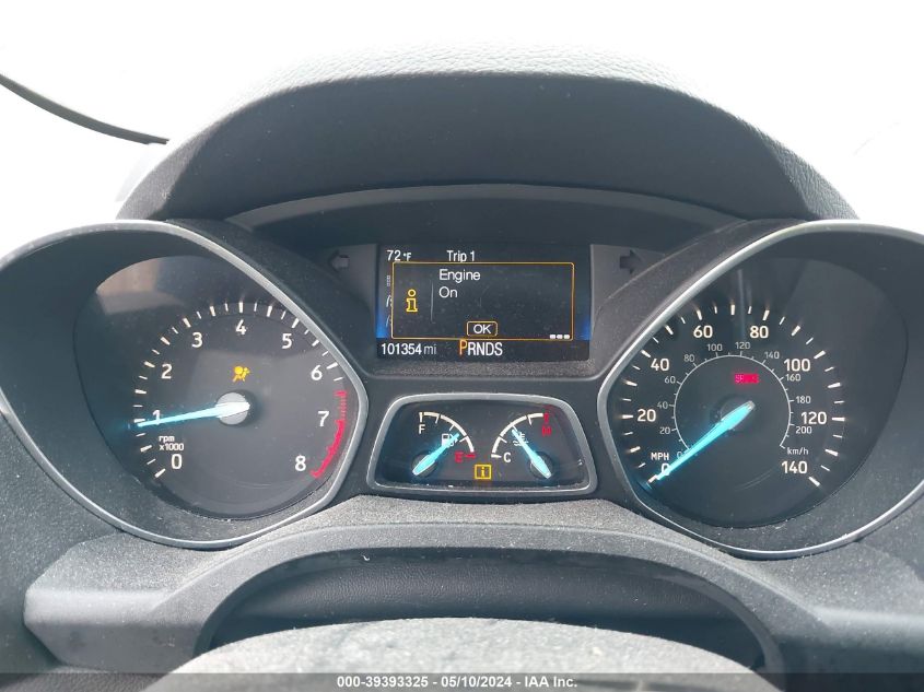 2017 Ford Escape S VIN: 1FMCU0F73HUA75328 Lot: 39393325