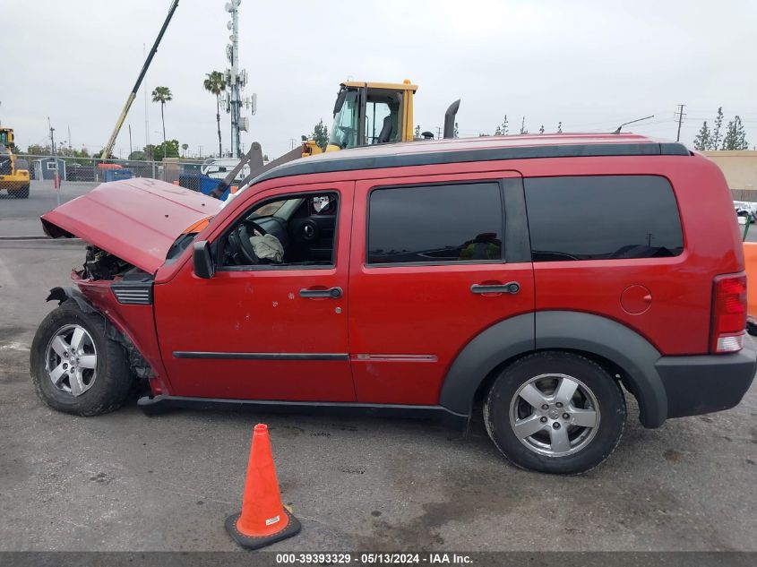 2007 Dodge Nitro Sxt VIN: 1D8GT28K57W562752 Lot: 39393329