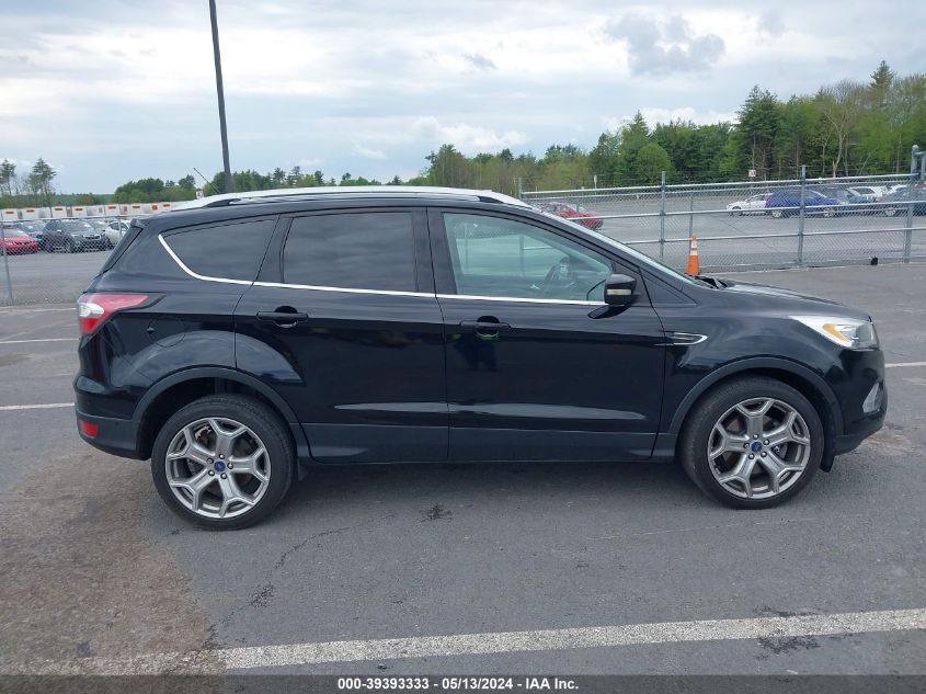 2017 Ford Escape Titanium VIN: 1FMCU9J97HUA33502 Lot: 39393333