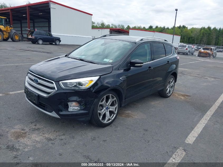 2017 Ford Escape Titanium VIN: 1FMCU9J97HUA33502 Lot: 39393333