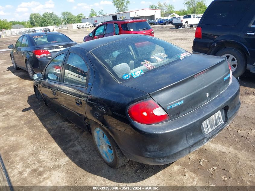 2000 Dodge Neon Highline VIN: 1B3ES46C0YD874508 Lot: 39393340