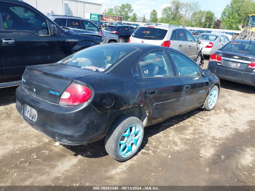 2000 Dodge Neon Highline VIN: 1B3ES46C0YD874508 Lot: 39393340