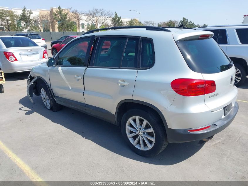 2015 Volkswagen Tiguan Se VIN: WVGAV7AX8FW608697 Lot: 39393343