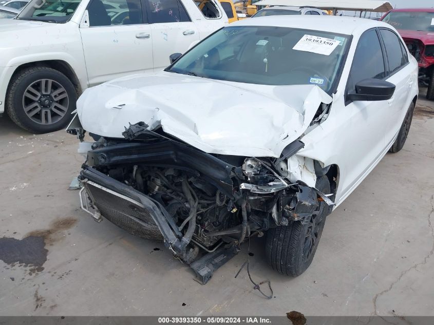 2015 Volkswagen Jetta 2.0L S VIN: 3VW2K7AJ8FM291403 Lot: 39393350