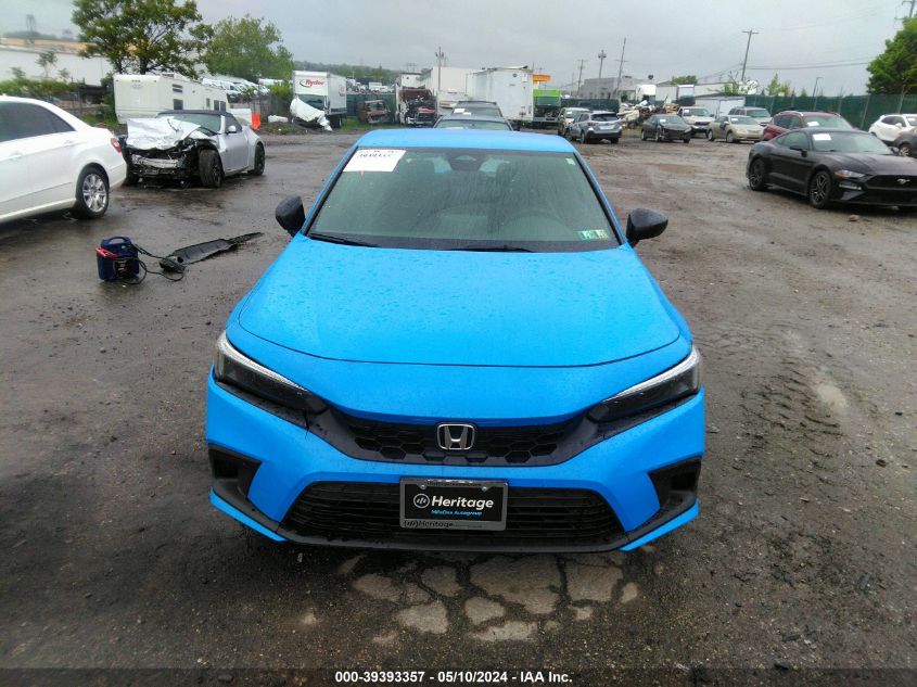 2023 Honda Civic Sport VIN: 19XFL2H88PE022479 Lot: 39393357