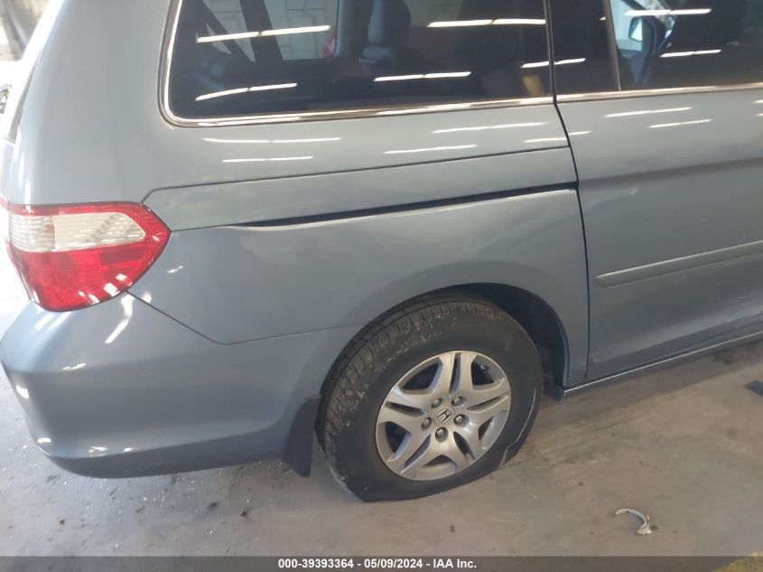 2007 Honda Odyssey Ex-L VIN: 5FNRL387X7B011343 Lot: 39393364