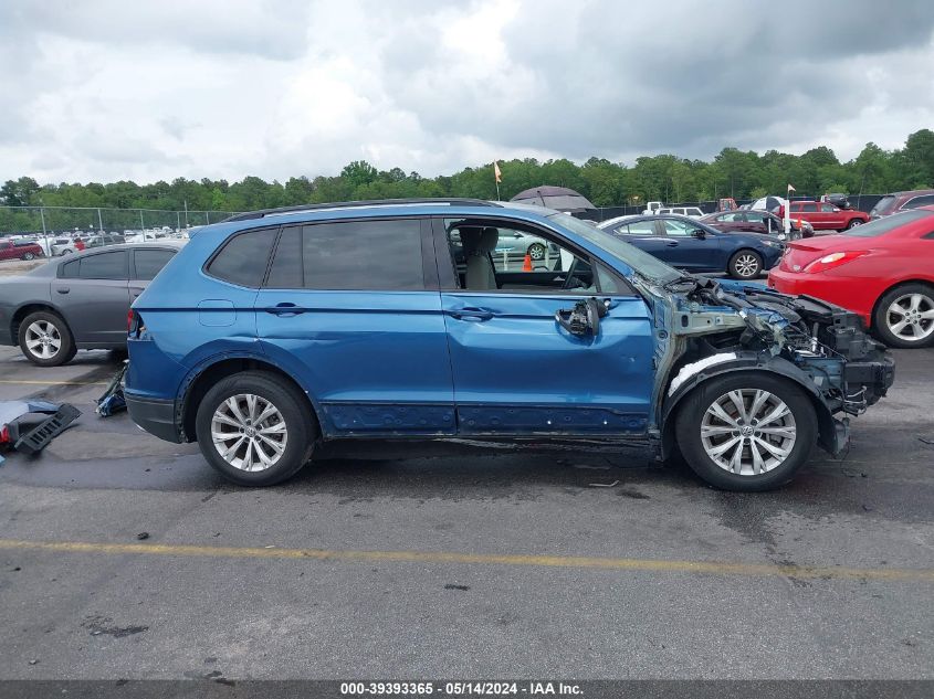 2019 Volkswagen Tiguan 2.0T S VIN: 3VV1B7AXXKM164151 Lot: 39393365