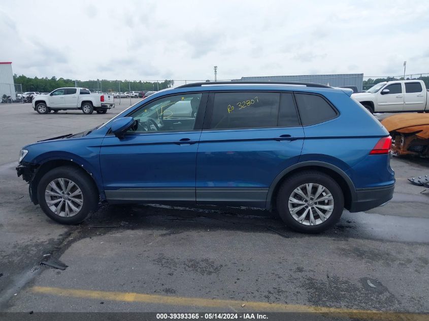 2019 Volkswagen Tiguan 2.0T S VIN: 3VV1B7AXXKM164151 Lot: 39393365