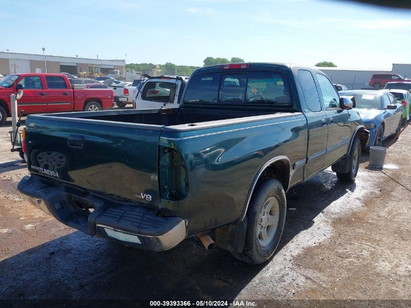 2001 Toyota Tundra Sr5 V8 VIN: 5TBRT34151S131242 Lot: 39393366