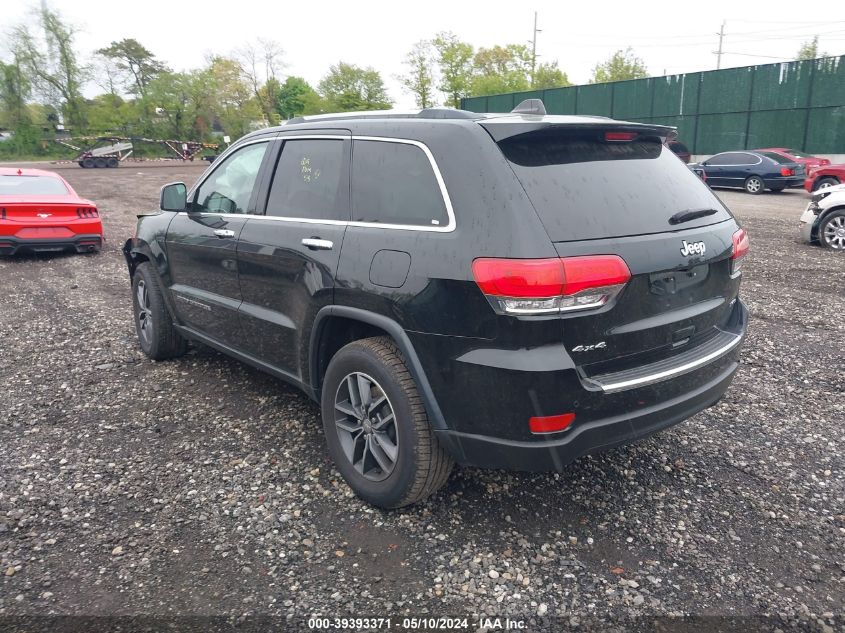 2018 Jeep Grand Cherokee Limited 4X4 VIN: 1C4RJFBG3JC450033 Lot: 39393371