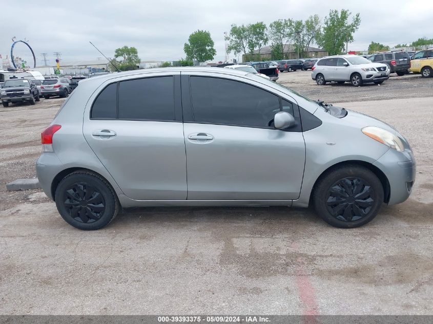 2011 Toyota Yaris VIN: JTDKT4K31B5339161 Lot: 39393375