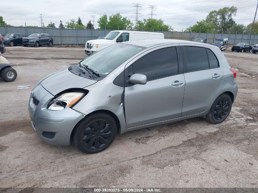 2011 Toyota Yaris VIN: JTDKT4K31B5339161 Lot: 39393375