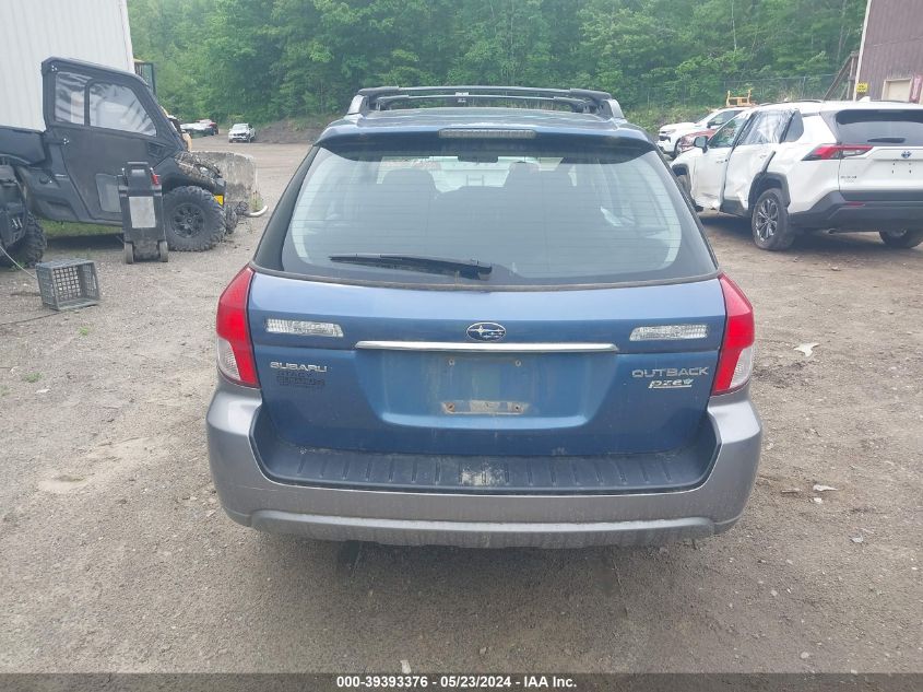 2009 Subaru Outback 2.5I VIN: 4S4BP61C997325021 Lot: 39393376