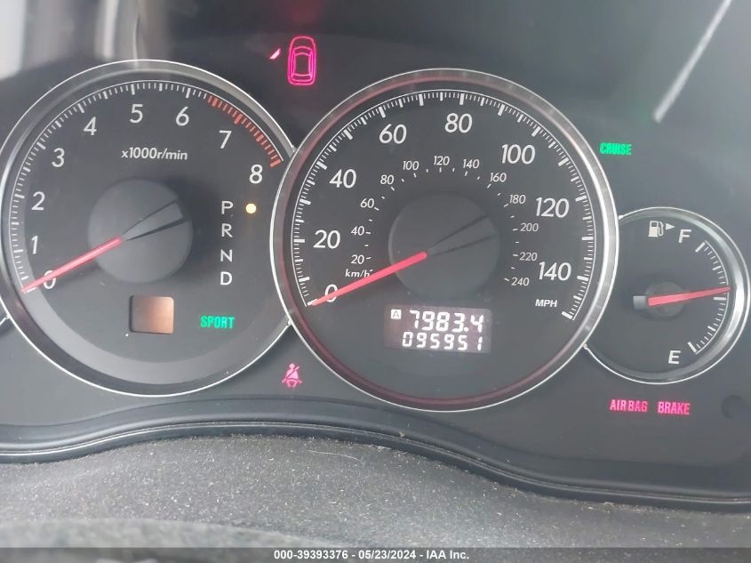 2009 Subaru Outback 2.5I VIN: 4S4BP61C997325021 Lot: 39393376