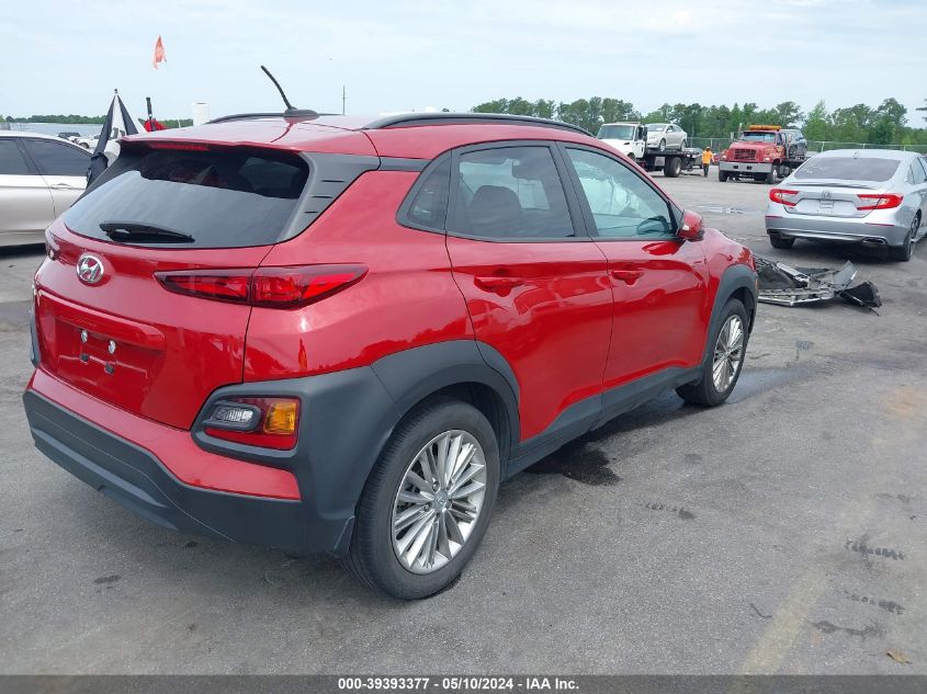 2021 Hyundai Kona Sel VIN: KM8K22AA0MU721774 Lot: 39393377