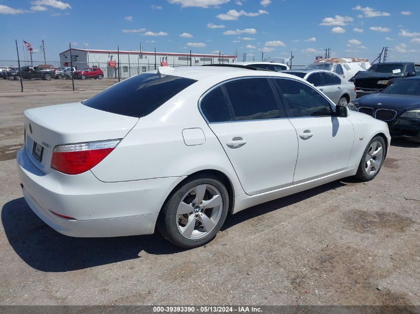 2008 BMW 528I VIN: WBANU53538C116766 Lot: 39393390