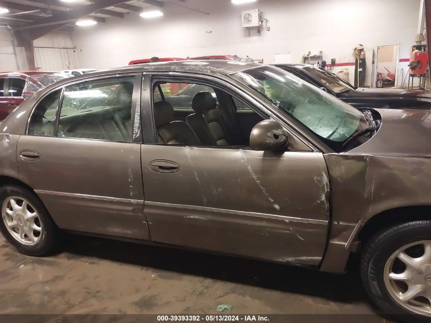 2001 Buick Park Avenue VIN: 1G4CW54K314282600 Lot: 39393392