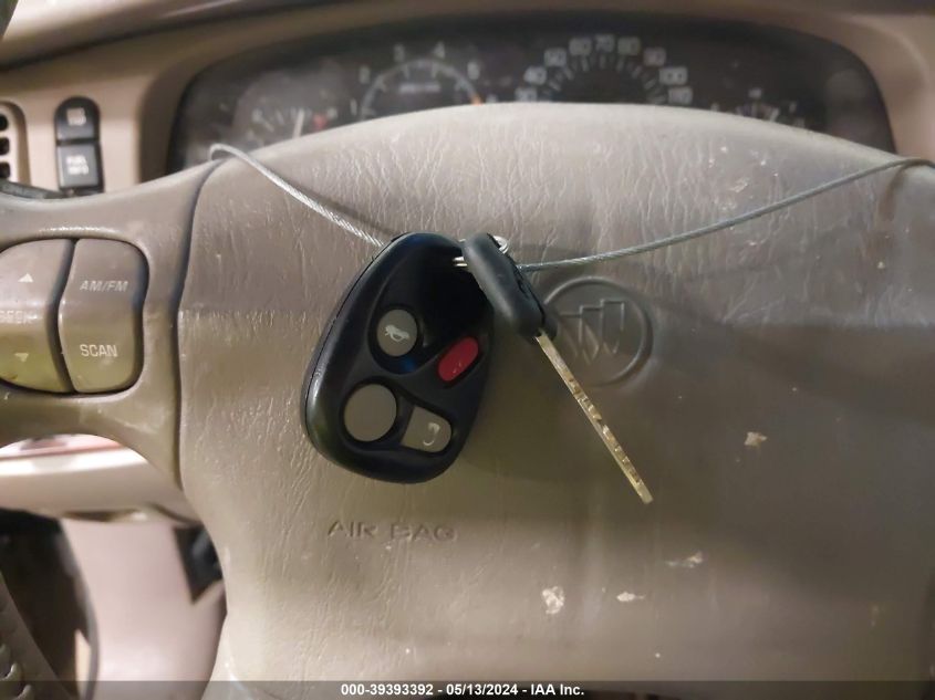 2001 Buick Park Avenue VIN: 1G4CW54K314282600 Lot: 39393392