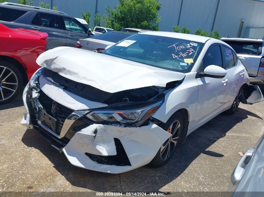 2022 Nissan Sentra Sv Xtronic Cvt VIN: 3N1AB8CV8NY315892 Lot: 39393394