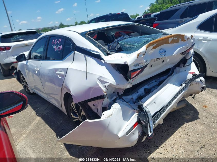 2022 Nissan Sentra Sv Xtronic Cvt VIN: 3N1AB8CV8NY315892 Lot: 39393394