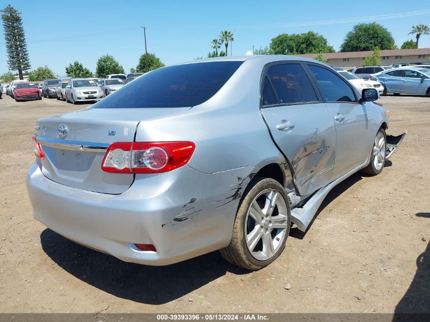 2012 Toyota Corolla Le VIN: 2T1BU4EE3CC775010 Lot: 39393396