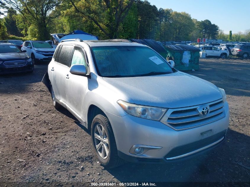 2012 Toyota Highlander Se V6 VIN: 5TDBK3EH6CS149744 Lot: 39393401