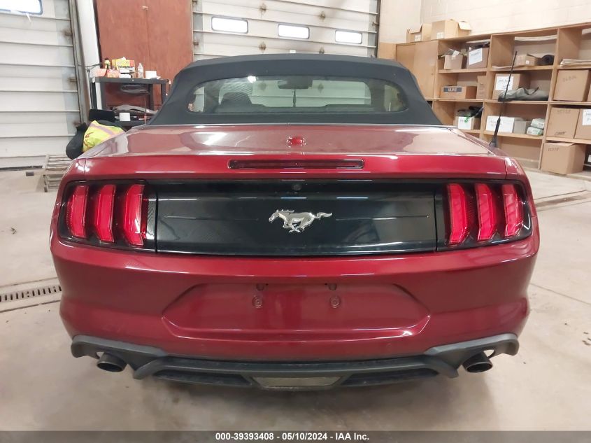 2019 Ford Mustang Ecoboost Premium VIN: 1FATP8UH2K5115461 Lot: 39393408