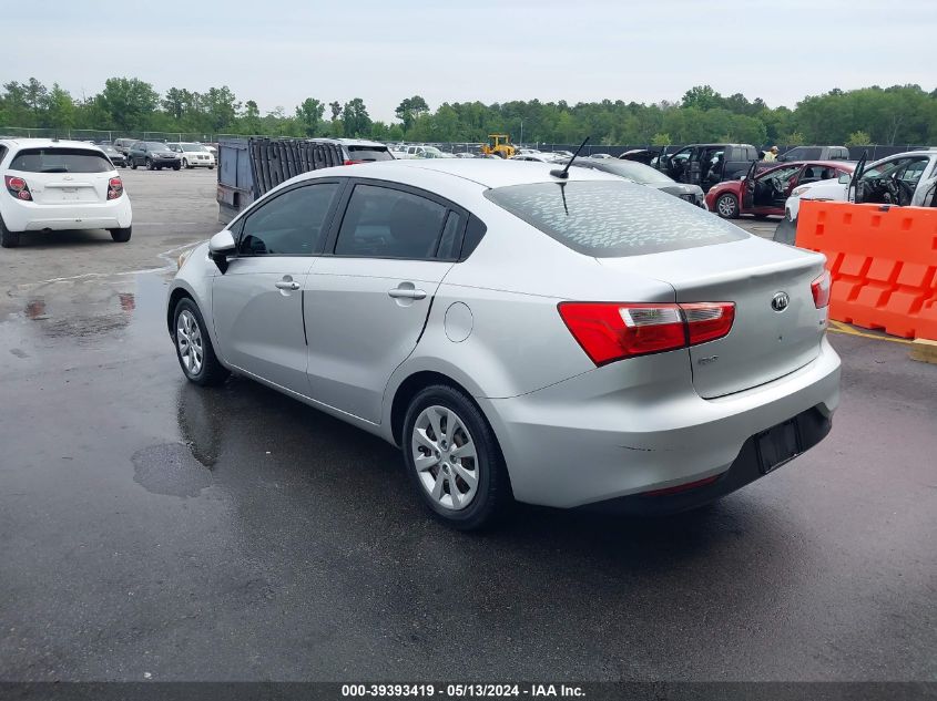 2016 Kia Rio Lx VIN: KNADM4A37G6660384 Lot: 39393419