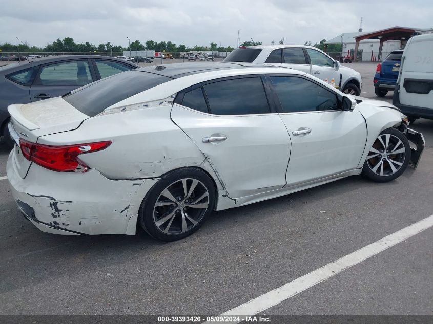 2016 Nissan Maxima 3.5 Platinum VIN: 1N4AA6AP8GC391087 Lot: 39393426